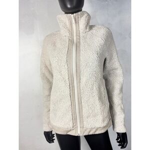 The North‎ Face Womens Fleece Jacket Full Zip High Neck Sherpa Small